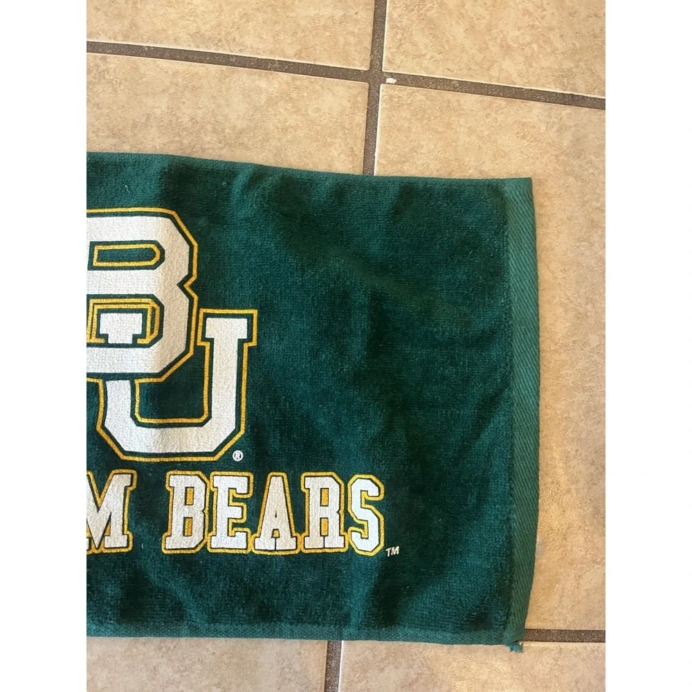 BU Baylor University Golf Caddy Towel Green Sic 'Em Bears Pro Towel Cotton 17x10